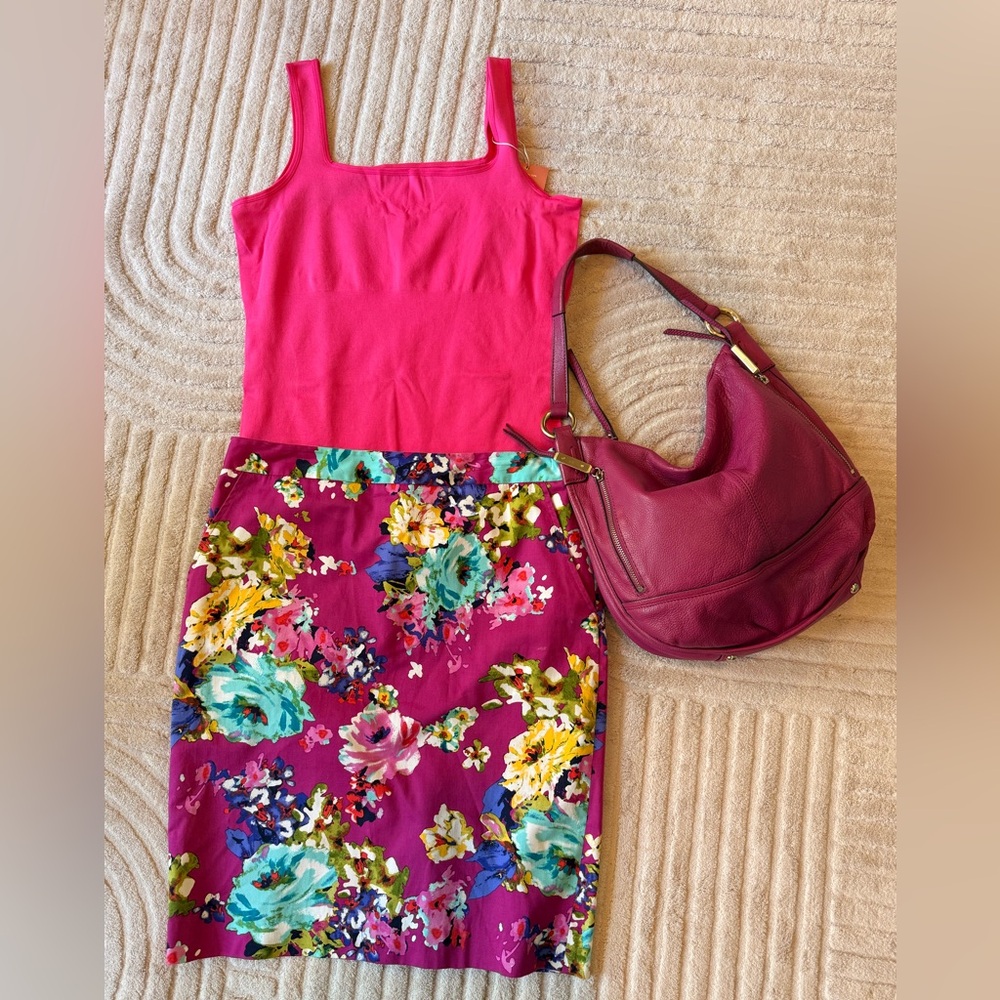 Charter Club Multicolor Floral Pencil Skirt
